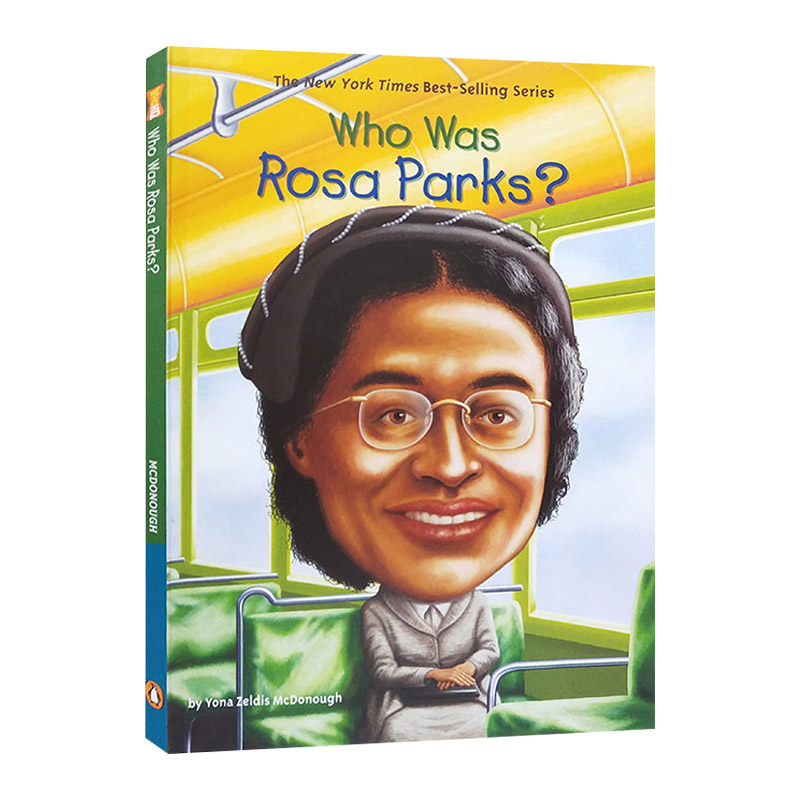 英文原版 Who Was Rosa Parks 谁是罗莎·帕克斯 民权斗士 人物传记 儿童科普文学 桥梁章节书 英文版 进口英语原版书籍