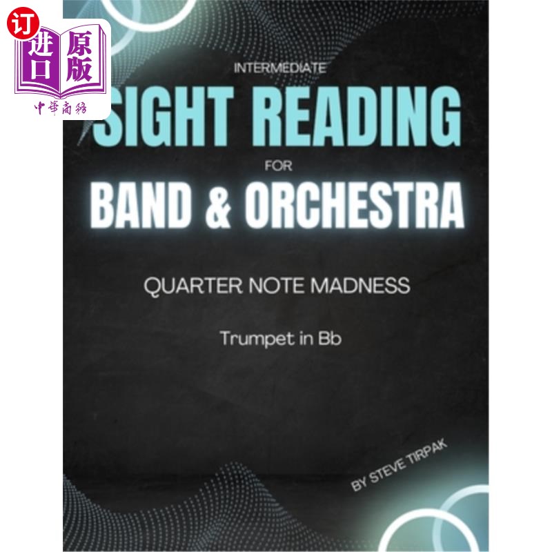 海外直订Quarter Note Madness: Trumpet in Bb 四分音符疯狂:Bb大调小号
