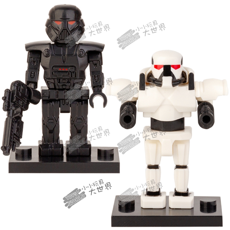 兼容乐高星球大战黑暗士兵克隆战斗机器人拼装积木人仔玩具XP395