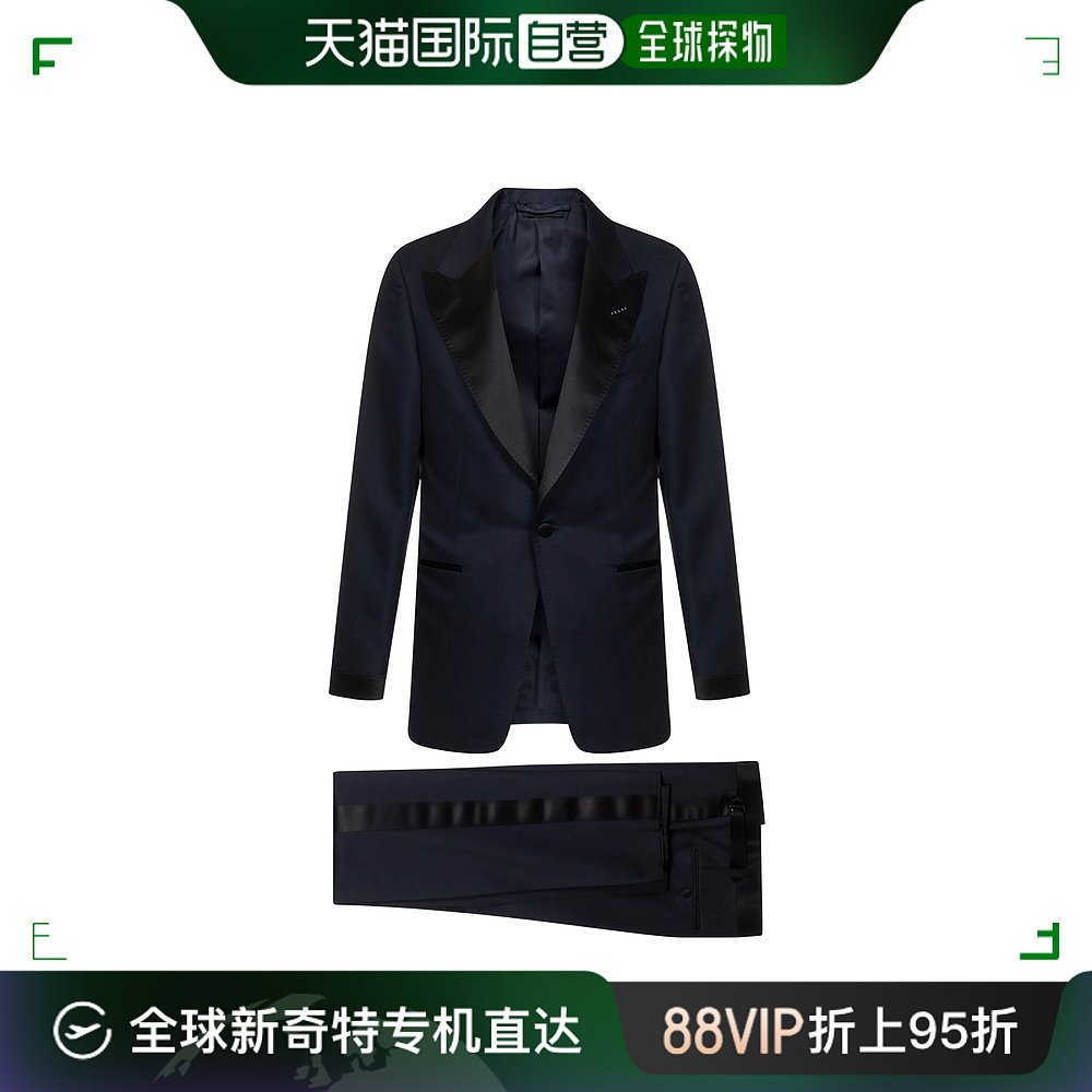 香港直邮潮奢 Tom Ford 汤姆 福特 男士 长袖西装套装 0R008521S1