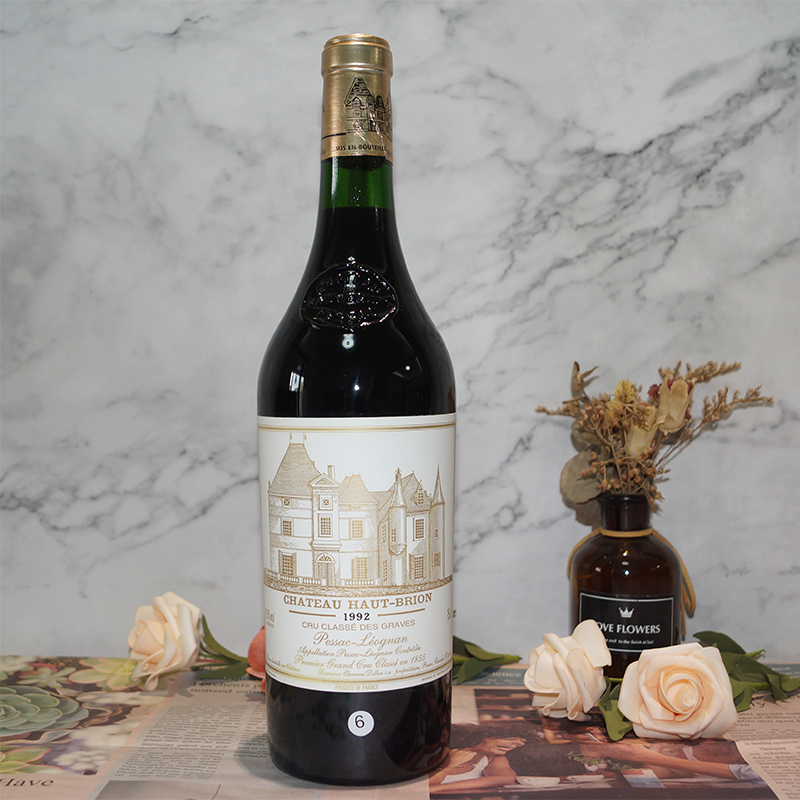 1992红颜容红葡萄酒法国原瓶装进口红酒奥比安Chateau HautBrion