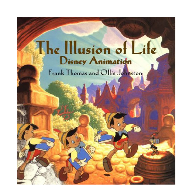【现货】生命的幻象：迪斯尼动画造型设计 The Illusion of Life: Disney Animation 进口原版英文插画原画设定集艺术