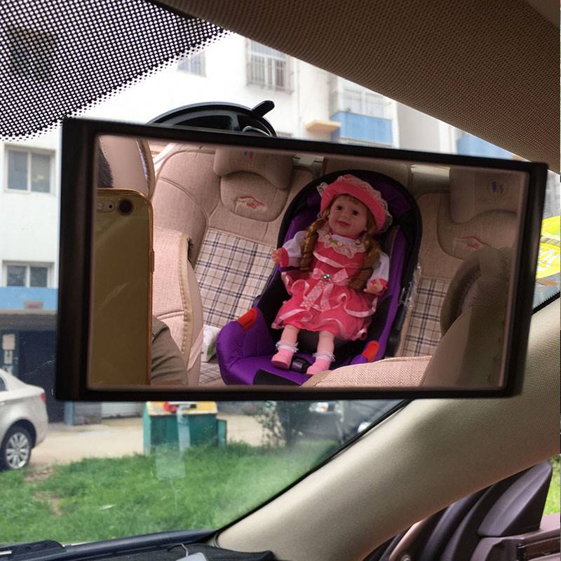 车内宝宝后视镜儿童观察镜安全座椅婴儿汽车观后镜 辅助镜吸盘镜