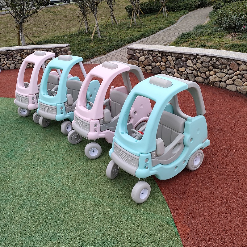 淘气堡儿童游戏塑料玩具幼儿园公主车小房车金龟车扭扭助力学步车