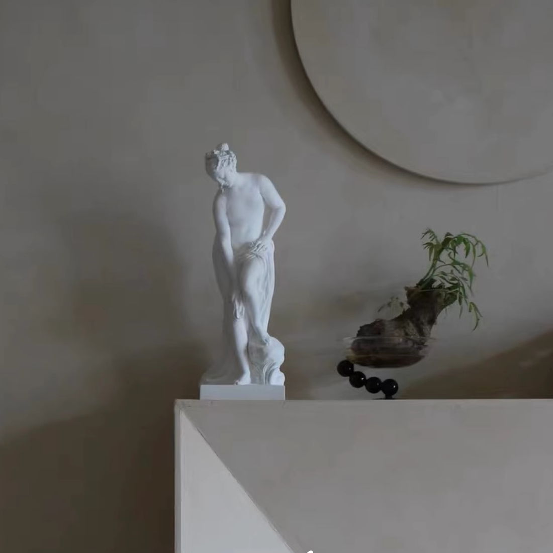 私藏「湖边的帕希缇」艾云里独家雕塑手工艺术品馆藏造型世界名作