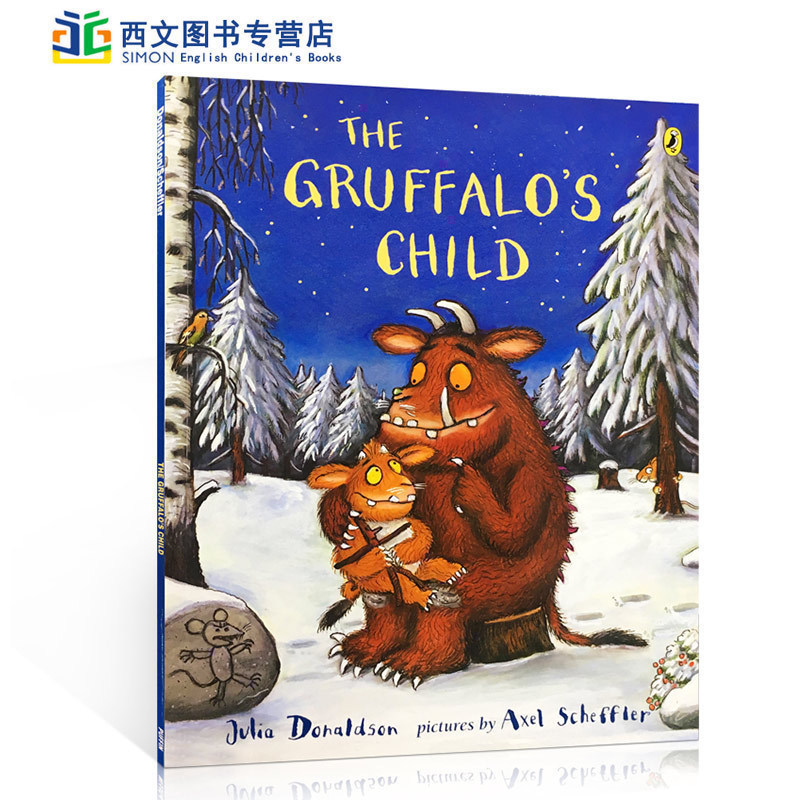 英文原版绘本 The Gruffalo's Child 咕噜牛的小妞妞 卡通动物 儿童入门英语辅导趣味故事图画书培养孩子阅读兴趣爱好 赠音频