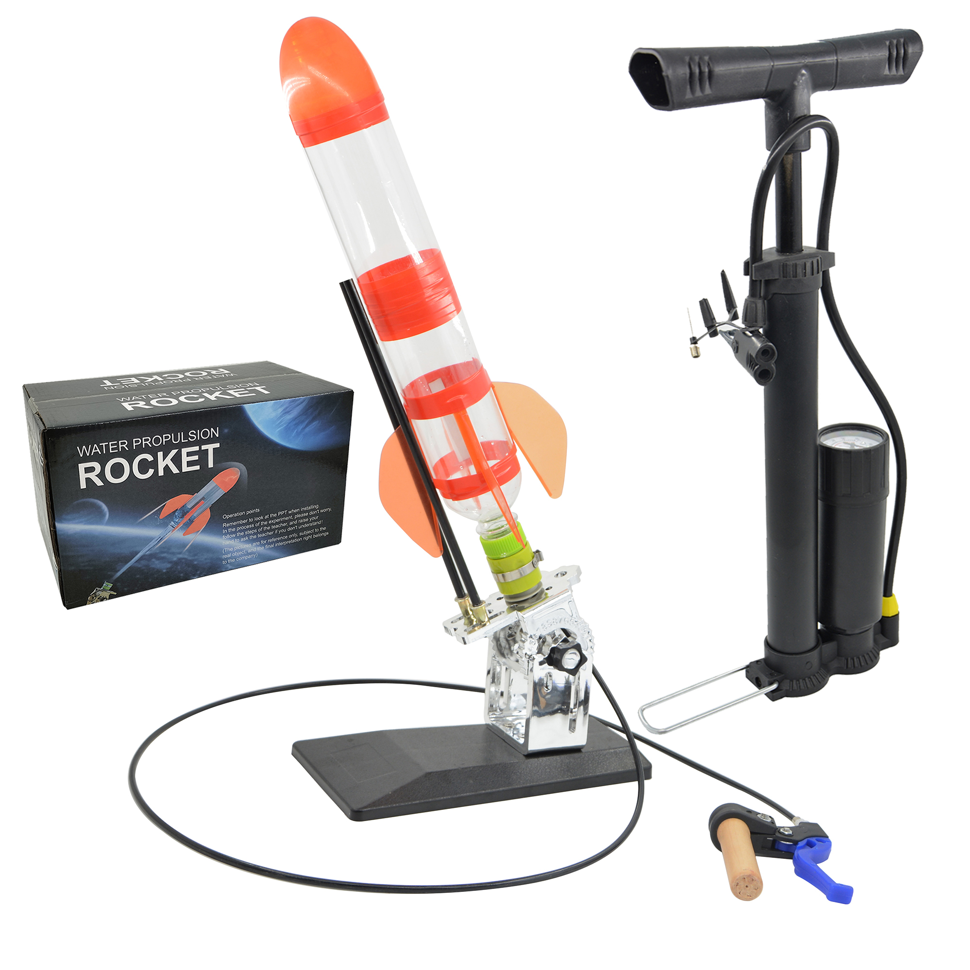 小学生水火箭发射玩具儿童stem科技手工制作diy材料科学实验教具