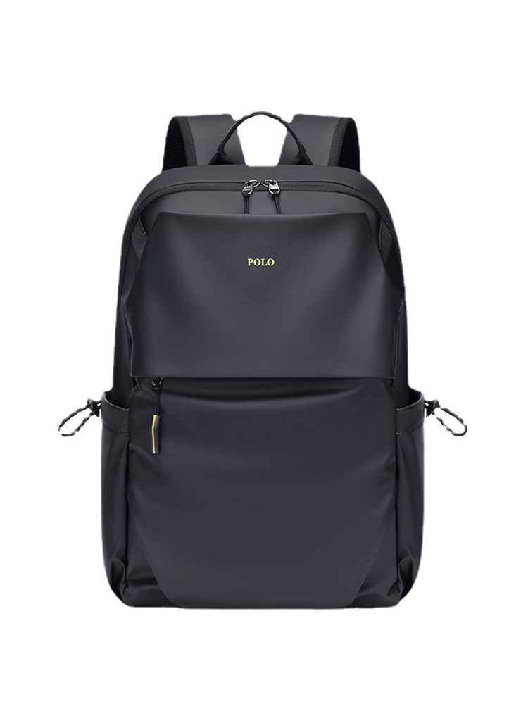 POLO双肩包男士包时尚大容量商务156英寸中学生背包电脑简约潮流