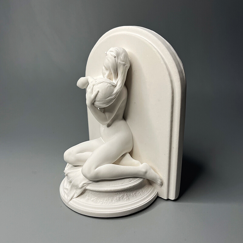 复古简约唯美艺术人物石膏像雕塑高级感桌面摆件装饰b礼品素描教