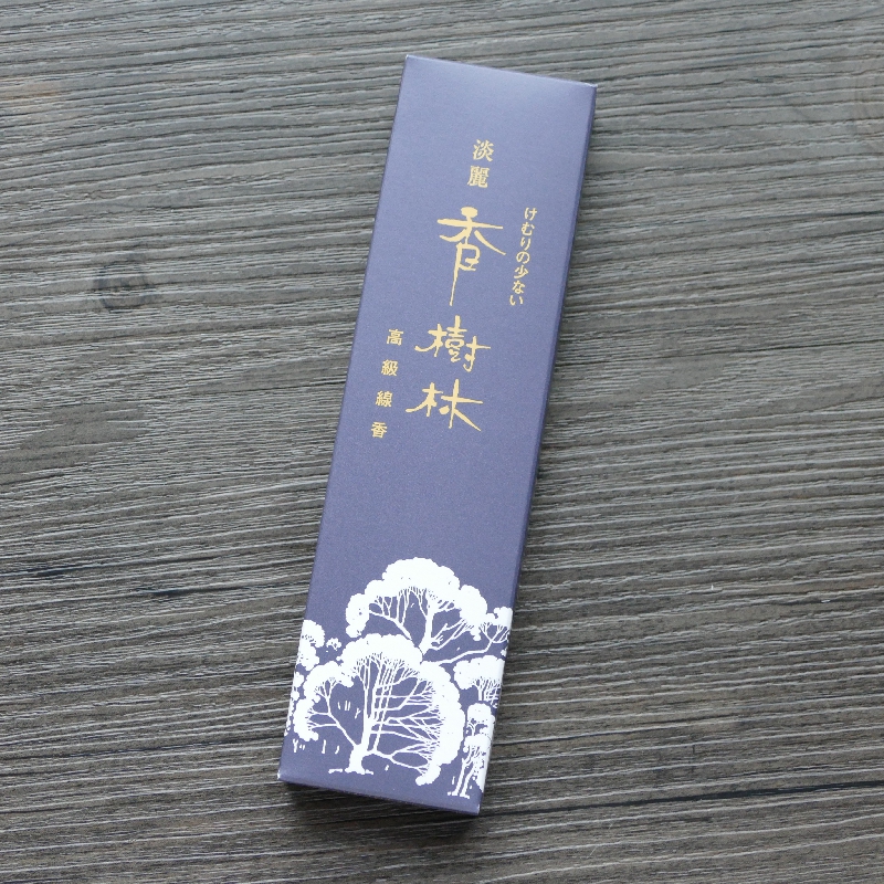 日本 玉初堂 熏香线香【淡丽香树林】小盒 白檀的清甜 肉桂的暖胃