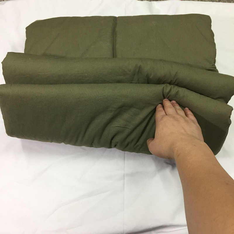 军工5斤/7斤棉被单人棉花被加厚军绿棉被学校部队宿舍被子被褥子