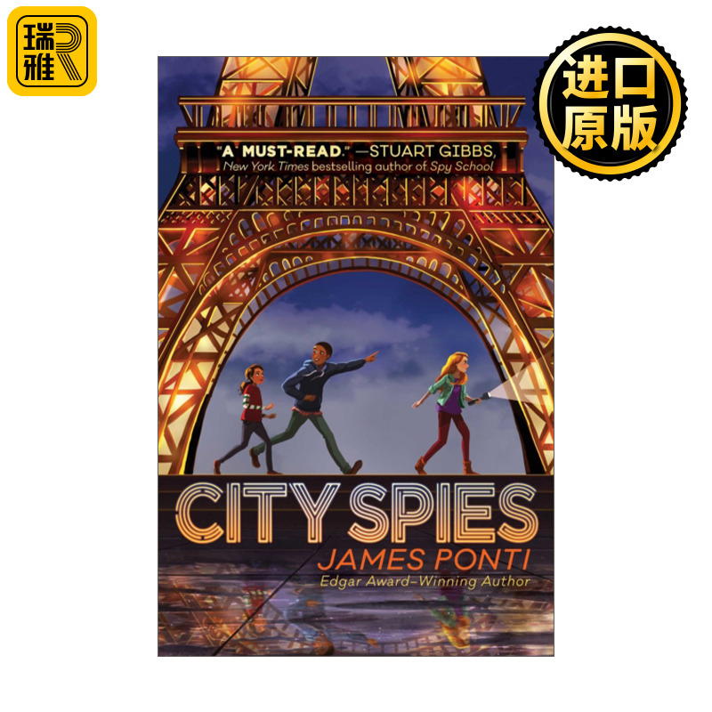 City Spies 英文原版 城市间谍系列1 巴黎 青少年冒险故事 英文版 进口英语原版书籍