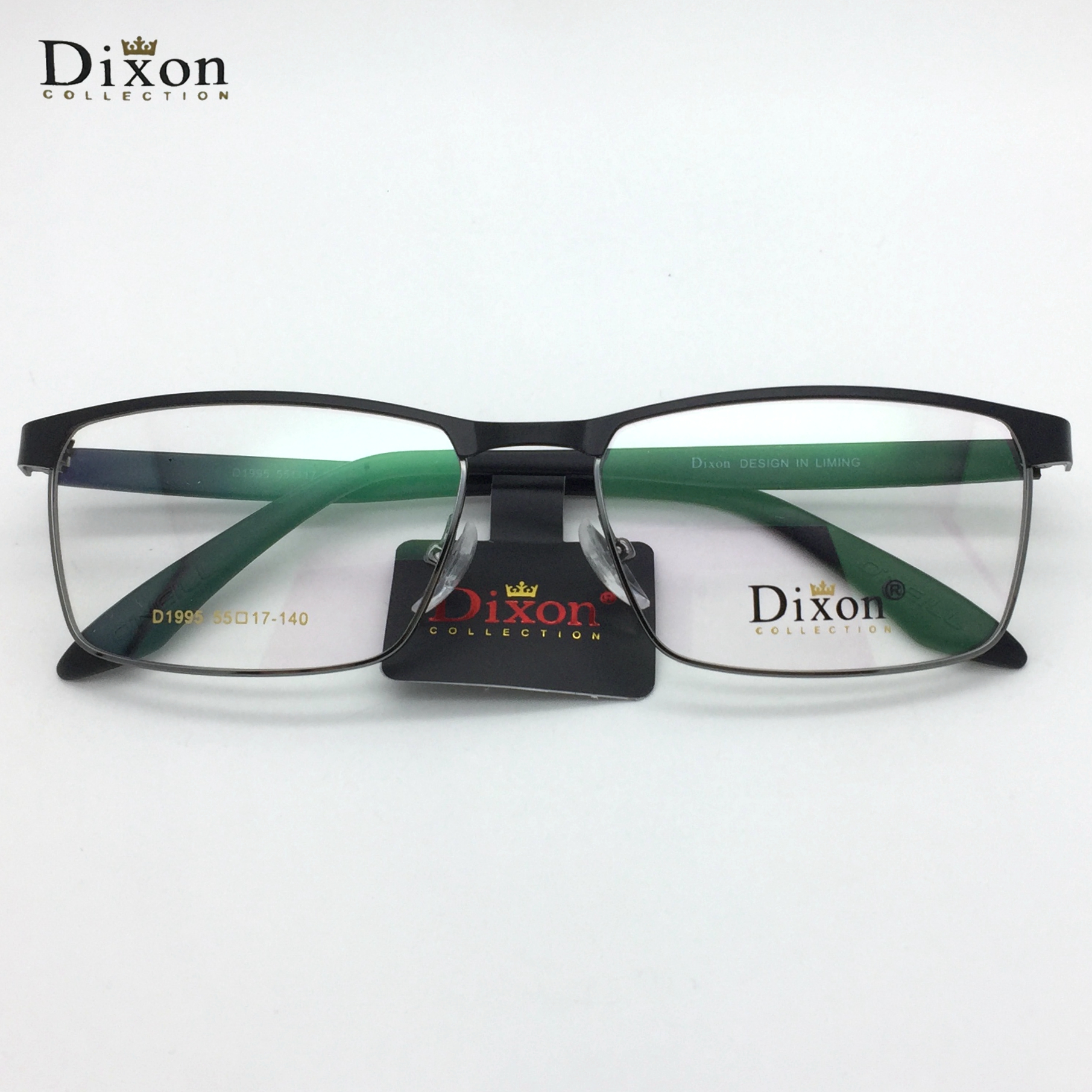 Dixon迪克逊眼镜架超轻复古方形全框眼镜男配近视防蓝光变色D1995