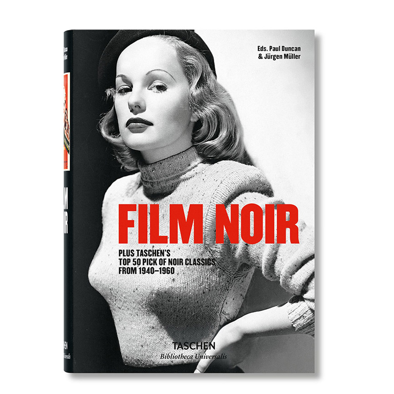【现货】TASCHEN Film Noir[图书馆系列]黑色电影代表影视剧照宣传海报图册记录艺术书籍原版进口英文图书