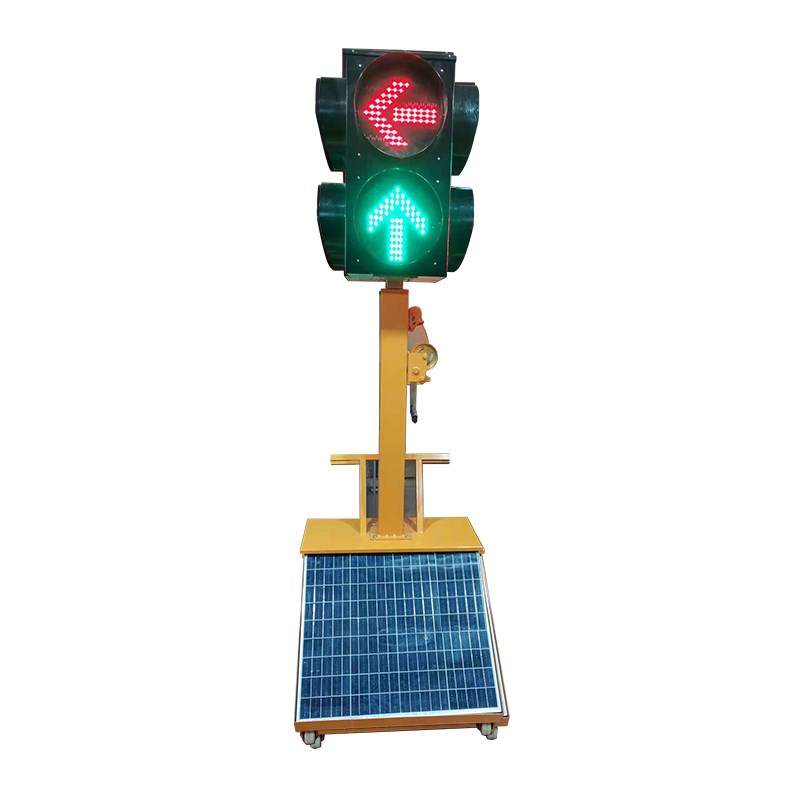 移动红绿灯交通设施太阳能信号灯警示灯十字路口道路施工指示灯
