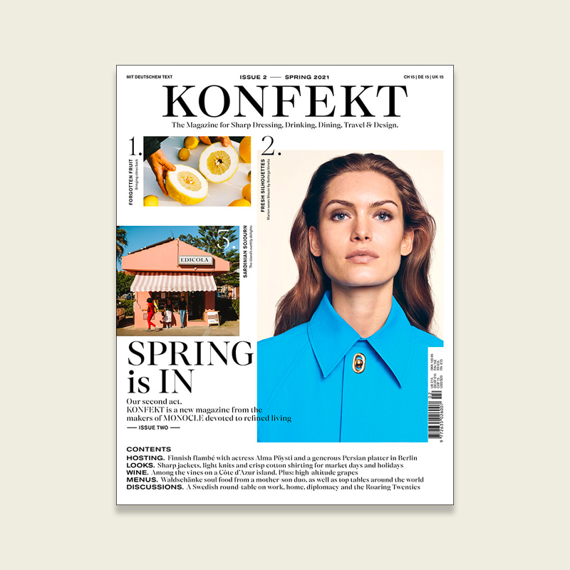 现货【Monocle姐妹刊】独立生活杂志 KONFEKT ISSUE 2 Konfekt杂志 #2 The Magazine for sharp dressing drinking dining travel