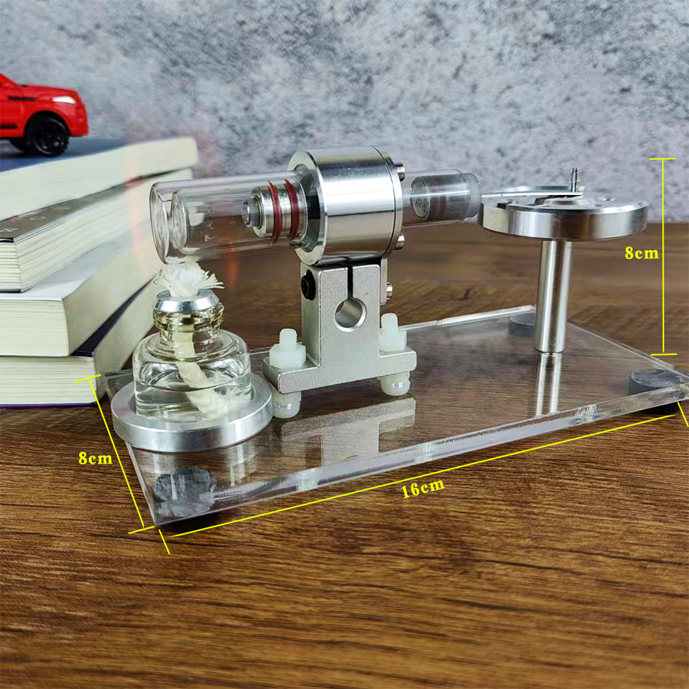神冰斯特林发动机模型外燃机微型发电机生日礼物发动机蒸汽机引擎