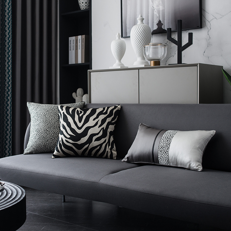 轻奢沙发靠垫抱枕北欧风格欧式奢华样板房别墅客厅靠枕简约高级感