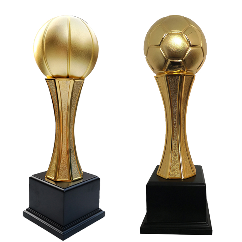 木底座金属篮球足球奖杯奖牌定制NBA世界杯欧冠金球奖投篮得分王