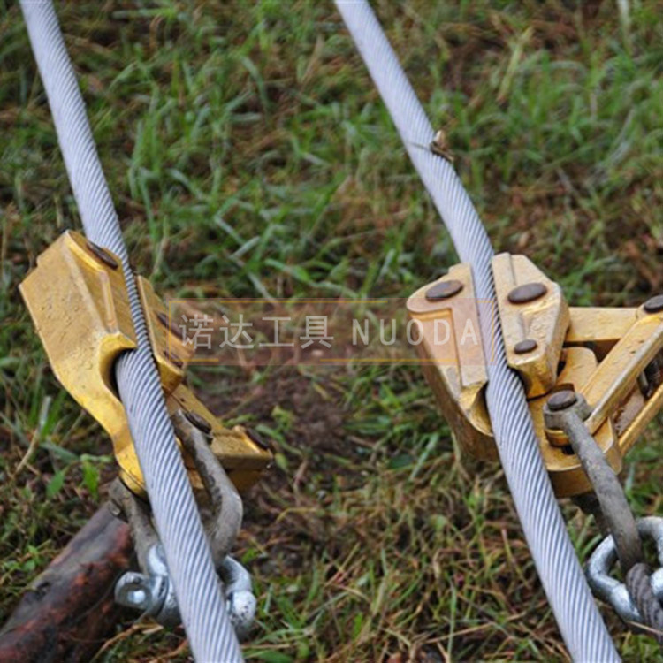 铝合金光缆紧固器电缆线卡头OPGW施工光缆卡线器紧线施工收紧器