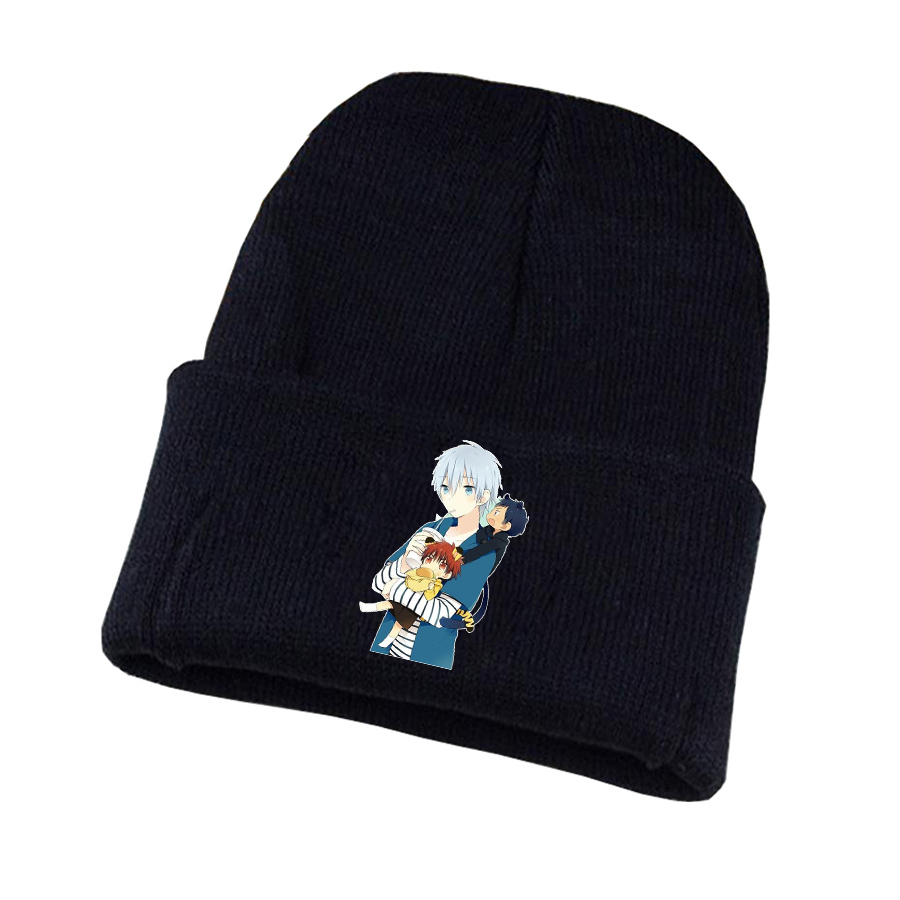 黑子的篮球线帽针织毛线帽子学生保暖帽冬天套头帽子男女保暖帽