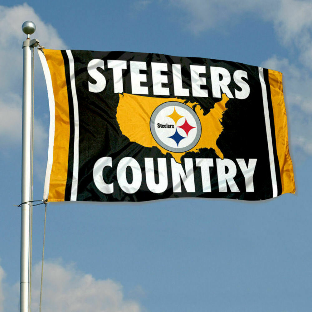 2020 Pittsburgh Steelers Flag NFL 匹兹堡钢人队美国国旗版旗帜
