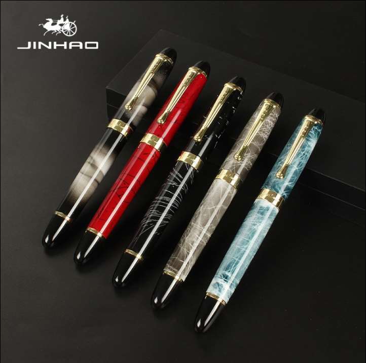 金豪 JINHAO X450铱金钢笔 美工笔 宝珠笔 商务办公 学生练字