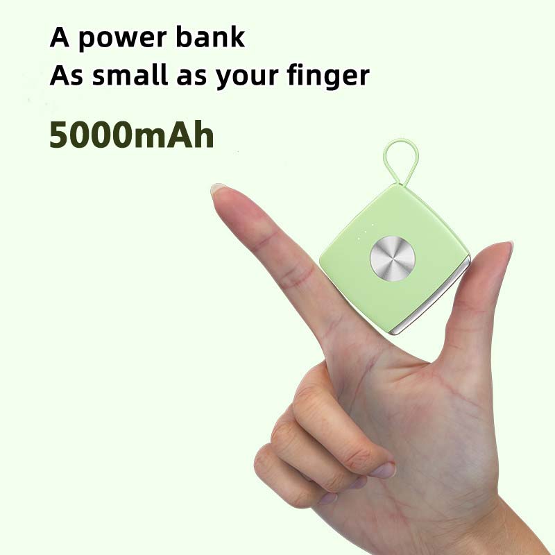 5000mAh Mini Portable Power Bank Battery Small Charger Thin