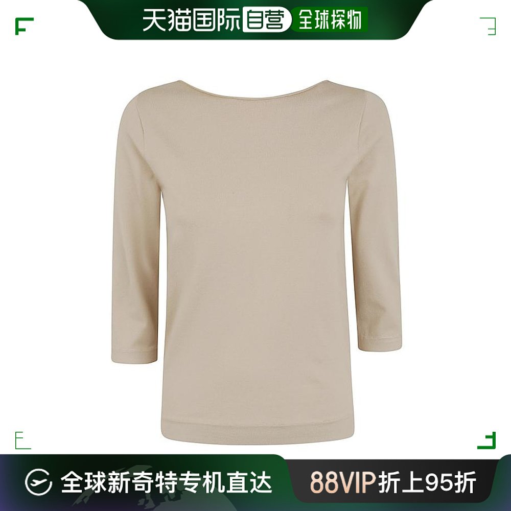 韩国直邮LIVIANA CONTI24SS短袖T恤女F4SF26W43 1 OAT MILK