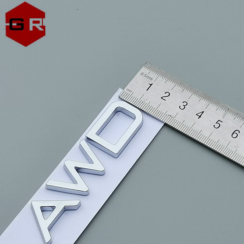 适用配件 奇瑞瑞虎8 9AWD标志 探索06四驱标志 AWD标牌 后尾标识