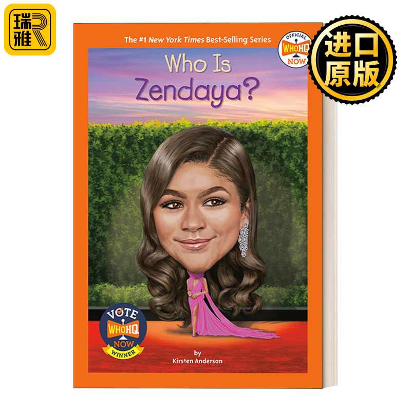 英文原版 Who Is Zendaya?  谁是赞达亚·科尔曼？ 英文版 进口英语原版书籍