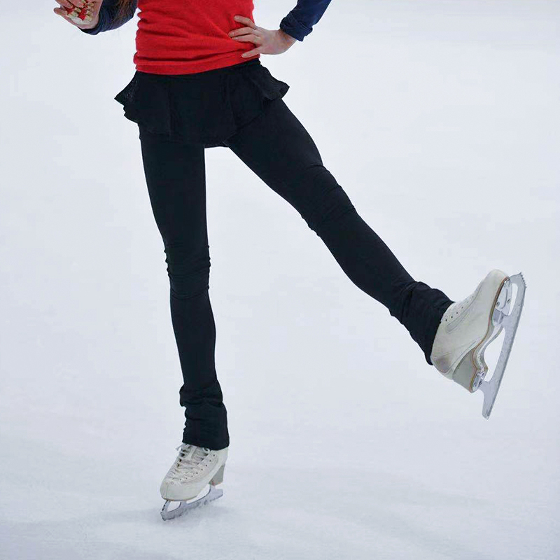 花样滑冰儿童训练运动服俄罗斯本土icediva包鞋滑冰裙裤
