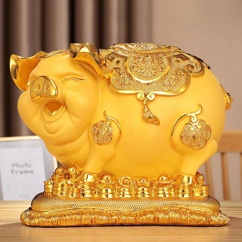 大号金猪摆件存钱罐储钱罐招财猪年儿童大人礼品创意生日礼物属猪