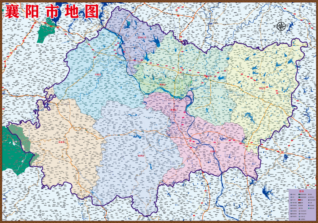 襄阳市襄州区地图全图