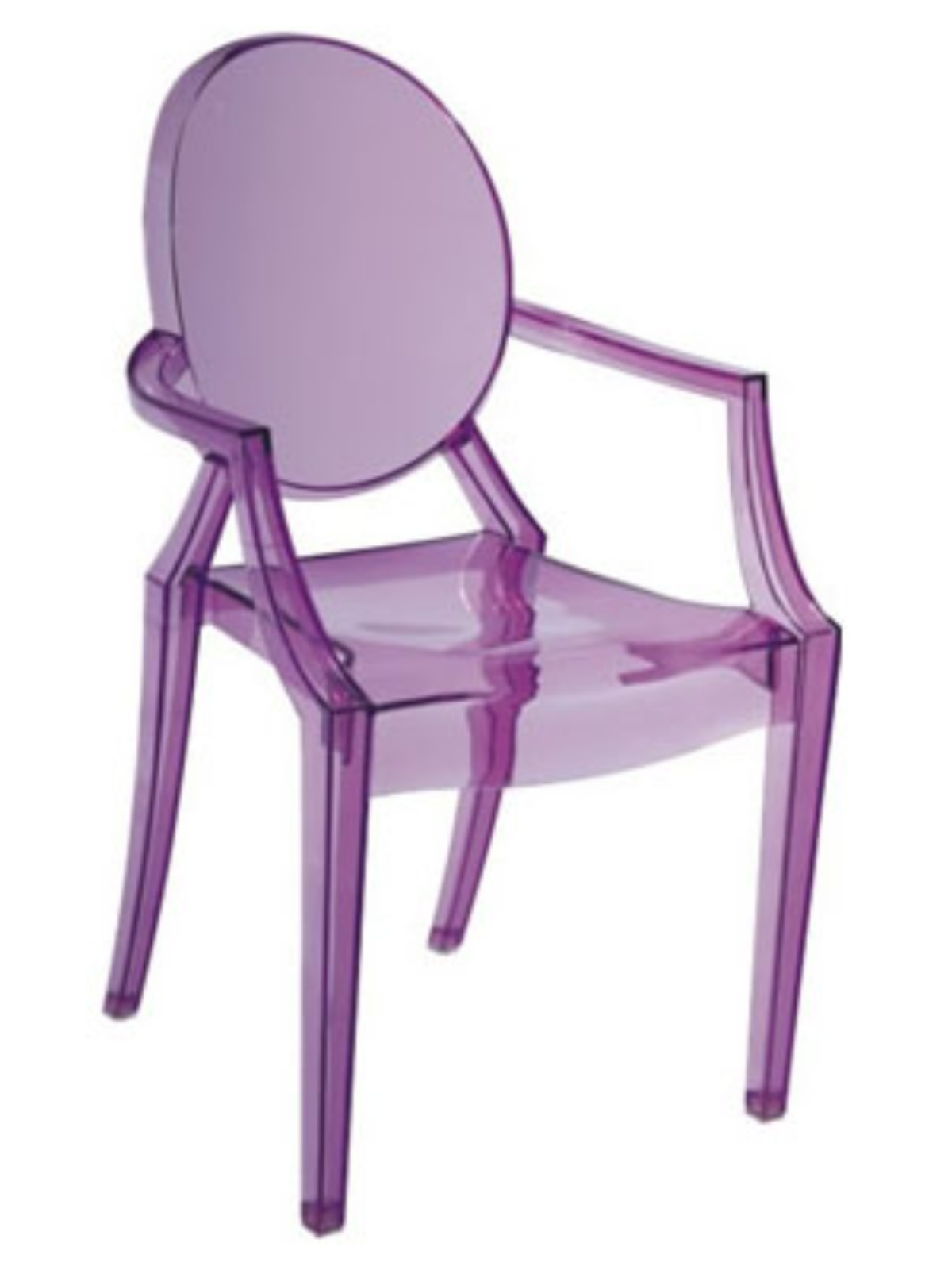 魔鬼椅北欧现代简约儿童家具新潮透明扶手餐椅靠背椅幼儿园用椅