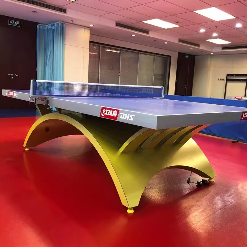 DHS红双喜大彩虹乒乓球桌室内乒乓球台国际比赛专用金彩虹球台桌