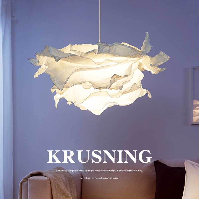 民宿服装店克鲁宁灯罩创意卧室餐厅客厅灯纸质北欧装饰云朵吊灯