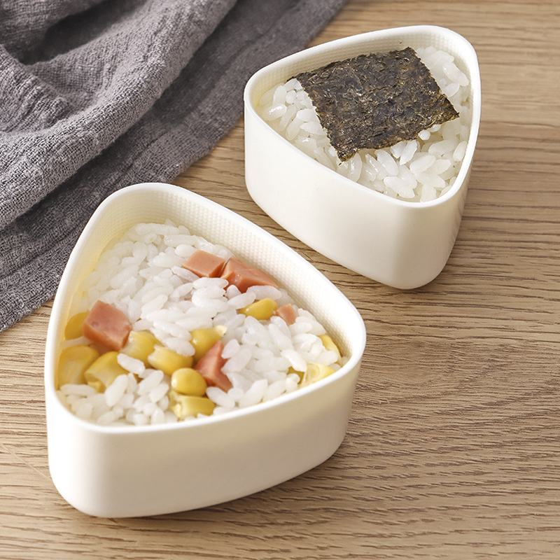 日本进口三角饭团模具工具日式儿童宝宝神器寿司便当制作盒食品级