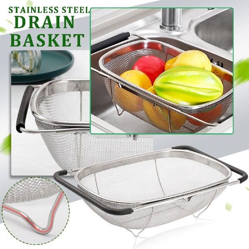 Drainbasket For Kitchen Convenience Multifunctional Sink