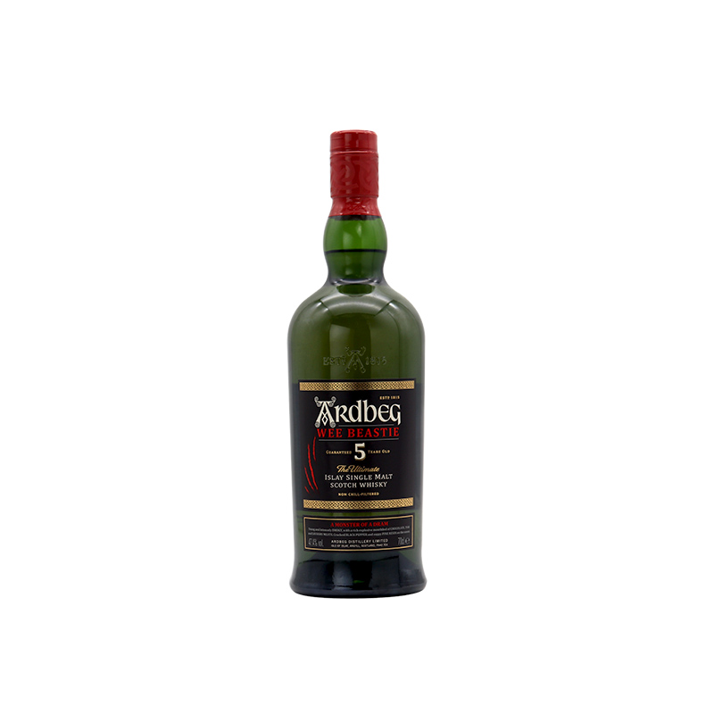 Ardbeg/阿贝雅伯 小怪兽艾雷岛5年单一麦芽苏格兰威士忌进口洋酒