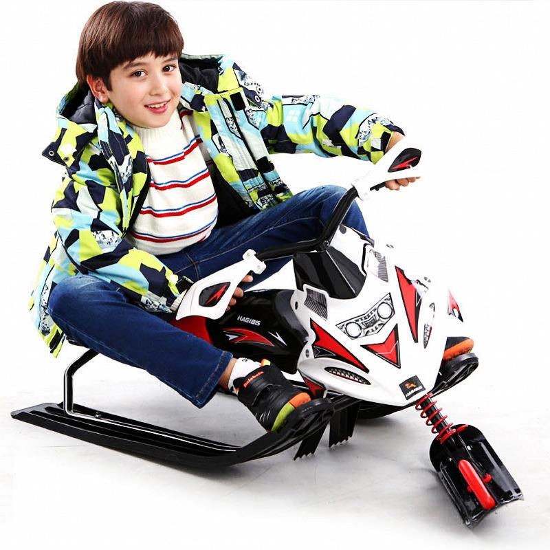 儿童雪地车摩托带gh96刹车园冰车雪橇雪车爬犁冰雪乐摩托滑车其他