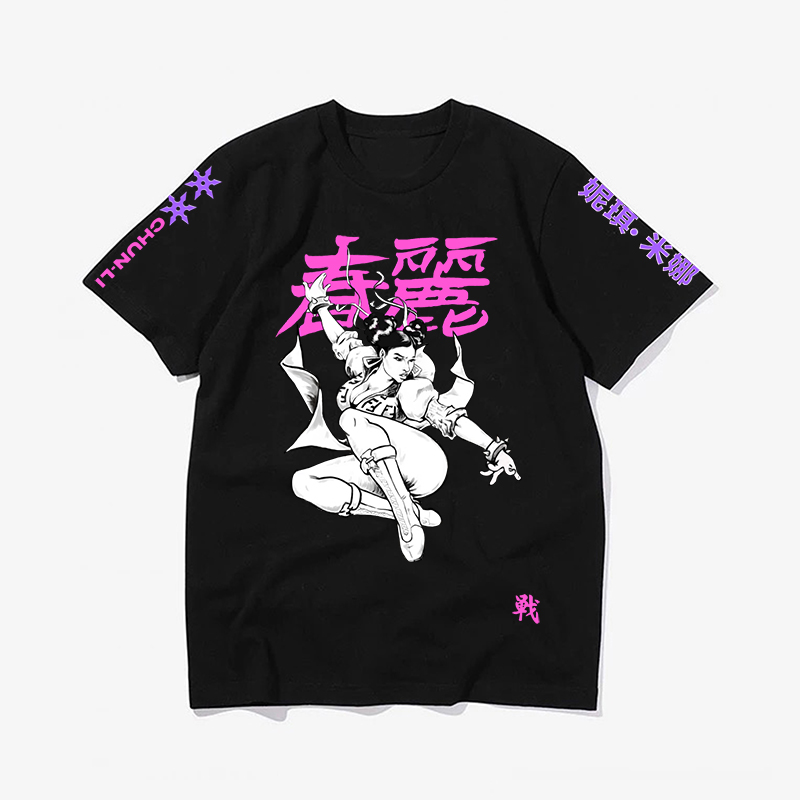 Nicki Minaj 妮琪·米娜 麻辣鸡 Chun-Li春丽 嘻哈 短袖 饶舌 T恤