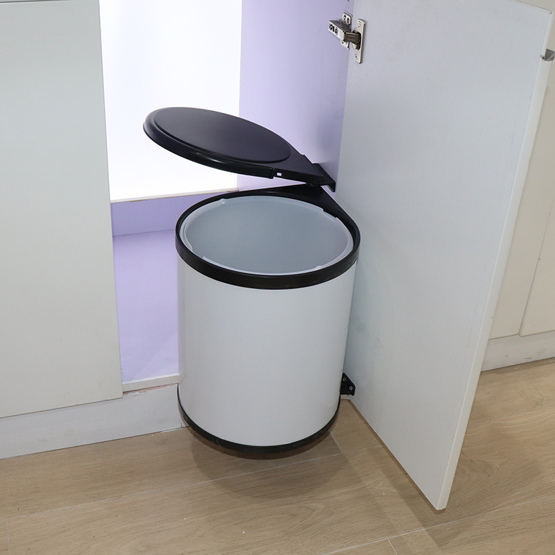 VASE SHOP嵌入式橱柜垃圾桶 厨柜内置连门式家用厨房隐藏柜垃圾筒