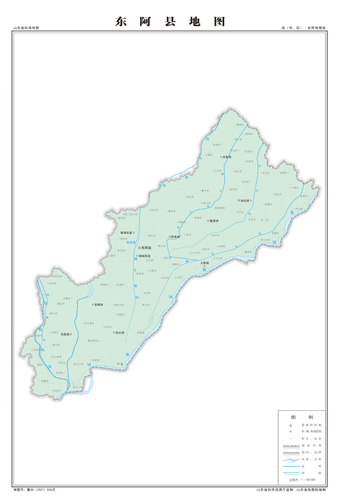 东阿县地图地形地势水系河流行政区划湖泊交通旅游铁路山峰卫星村