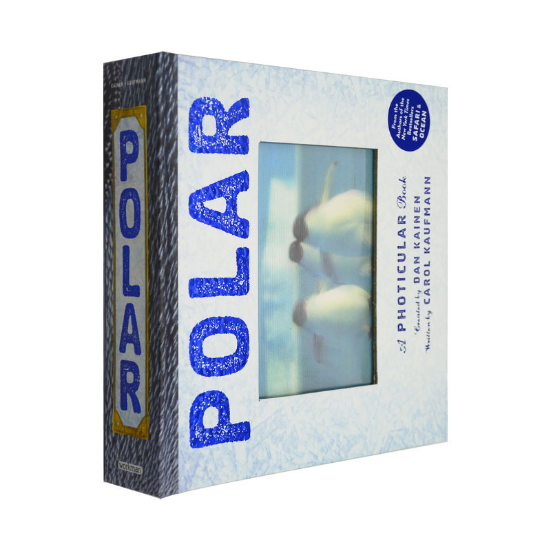 预售 【中商原版】光与影视觉书系列 会动的3D图片书 极地 英文原版 Polar:A Photicular Book 纽约时报畅销书