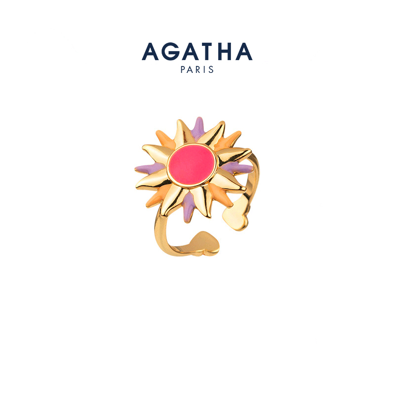 AGATHA/瑷嘉莎牛仔甜心系列戒指女y2k芭比首饰