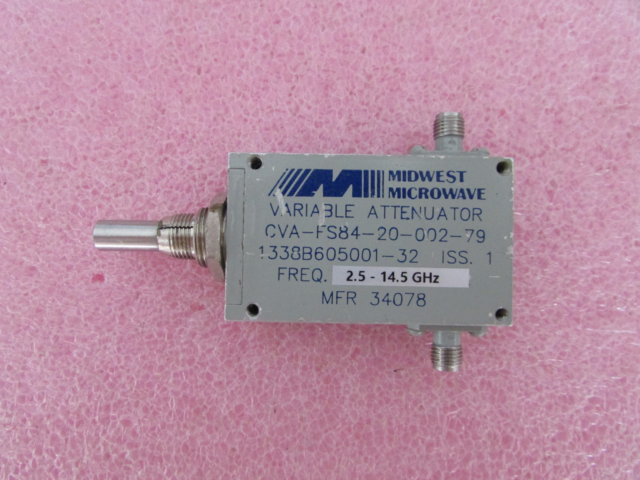MIDWEST 2.5-14.5GHz 0-30dB SMA 射频同轴精密连续可调衰减器