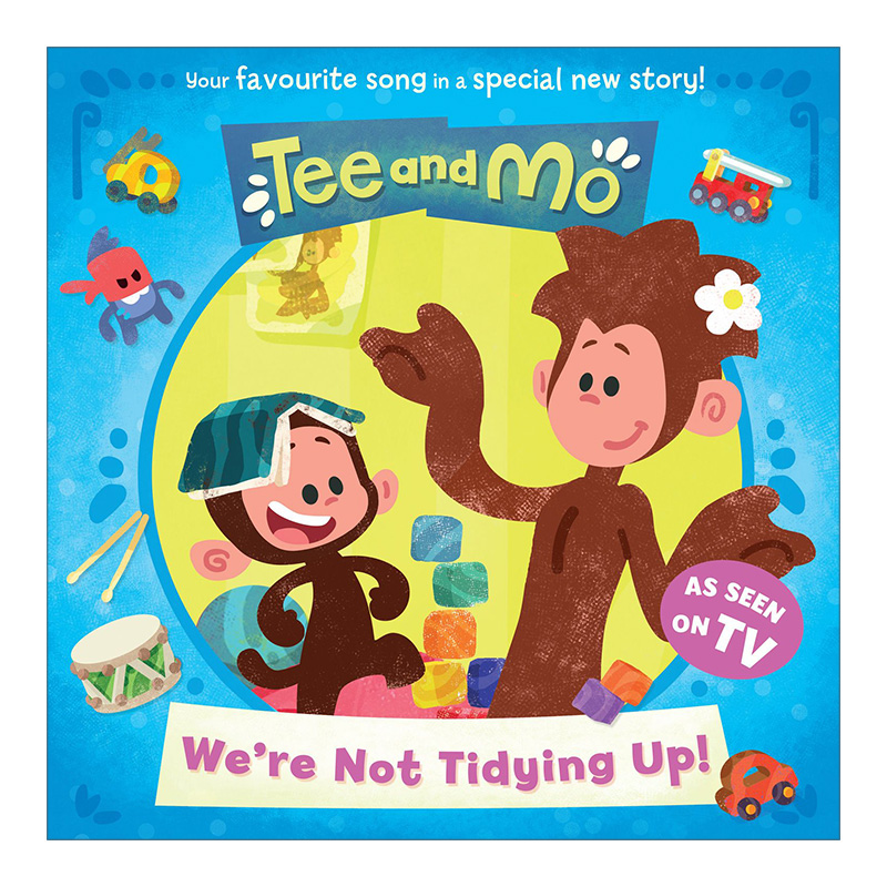 英文原版绘本 Tee And Mo We’Re Not Tidying Up 小提与莫莫 小提打扫房间 BBC儿童习惯养成动画片衍生绘本 英文版进口英语原版书
