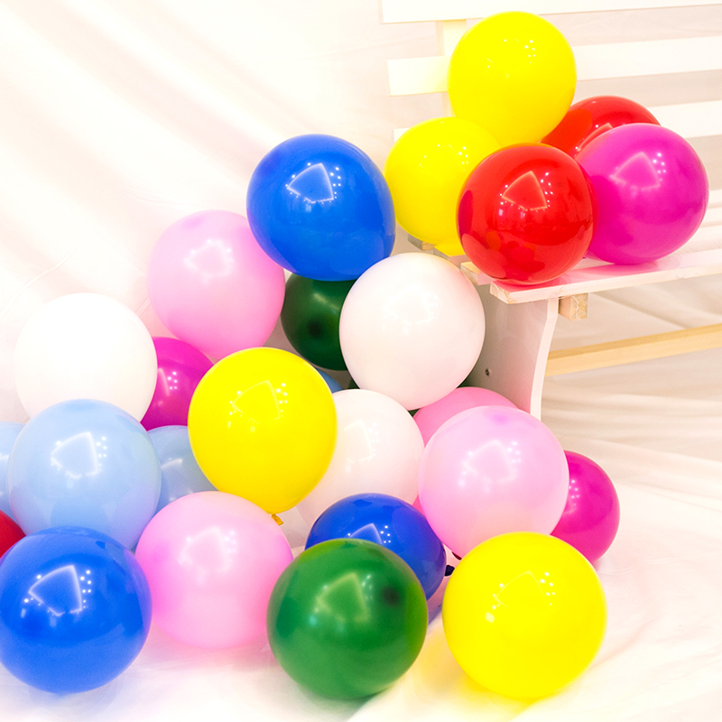五寸加厚乳胶蒂芙尼蓝亚光气球商场活动布置儿童生日结婚婚庆装饰