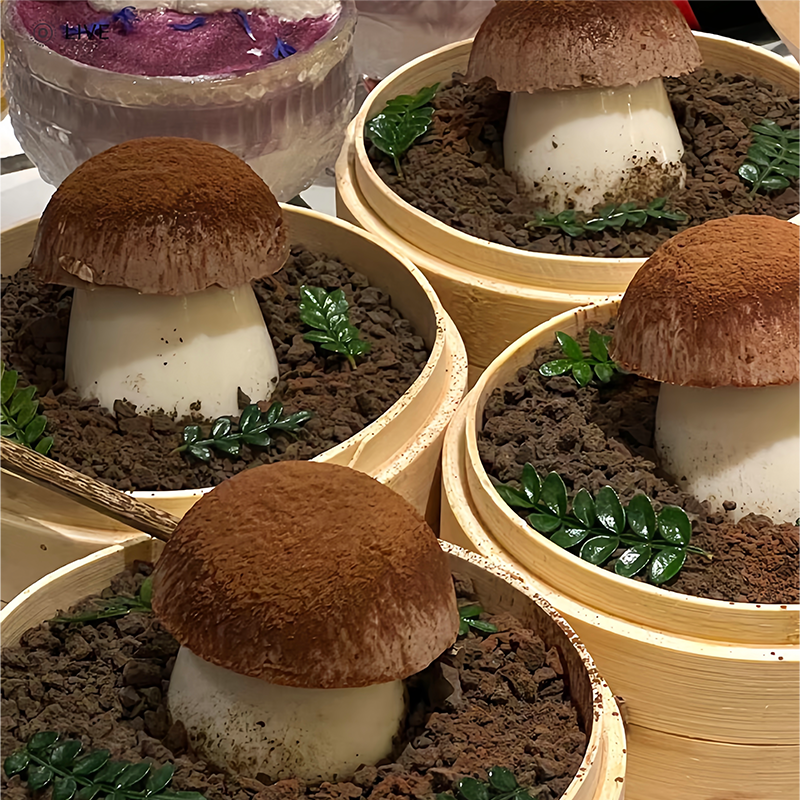 蘑菇慕斯布丁蛋糕组合套装半圆形圆锥硅胶模具冰棍冰棒慕斯模具